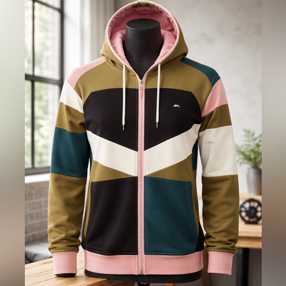Stylish Multicolor Men's Hoodie
